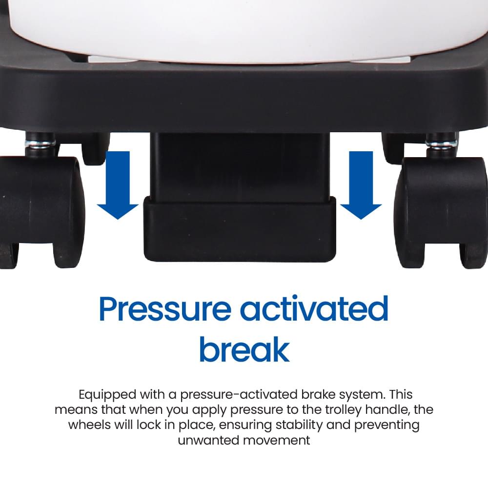 White Magic Spin Mop Trolley