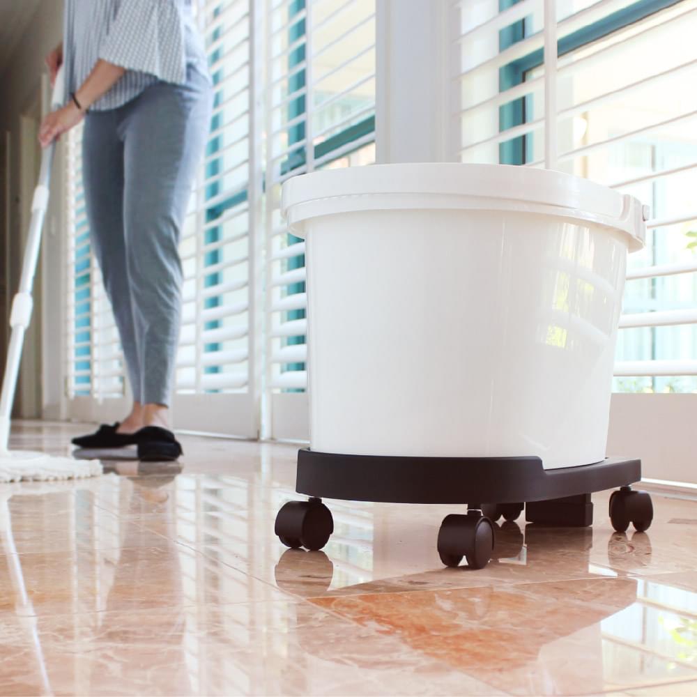 White Magic Spin Mop Trolley