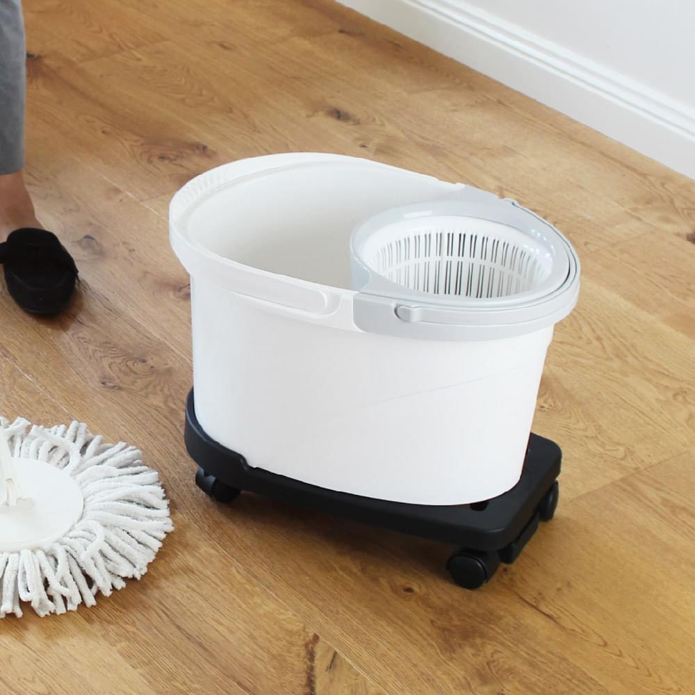 White Magic Spin Mop Trolley