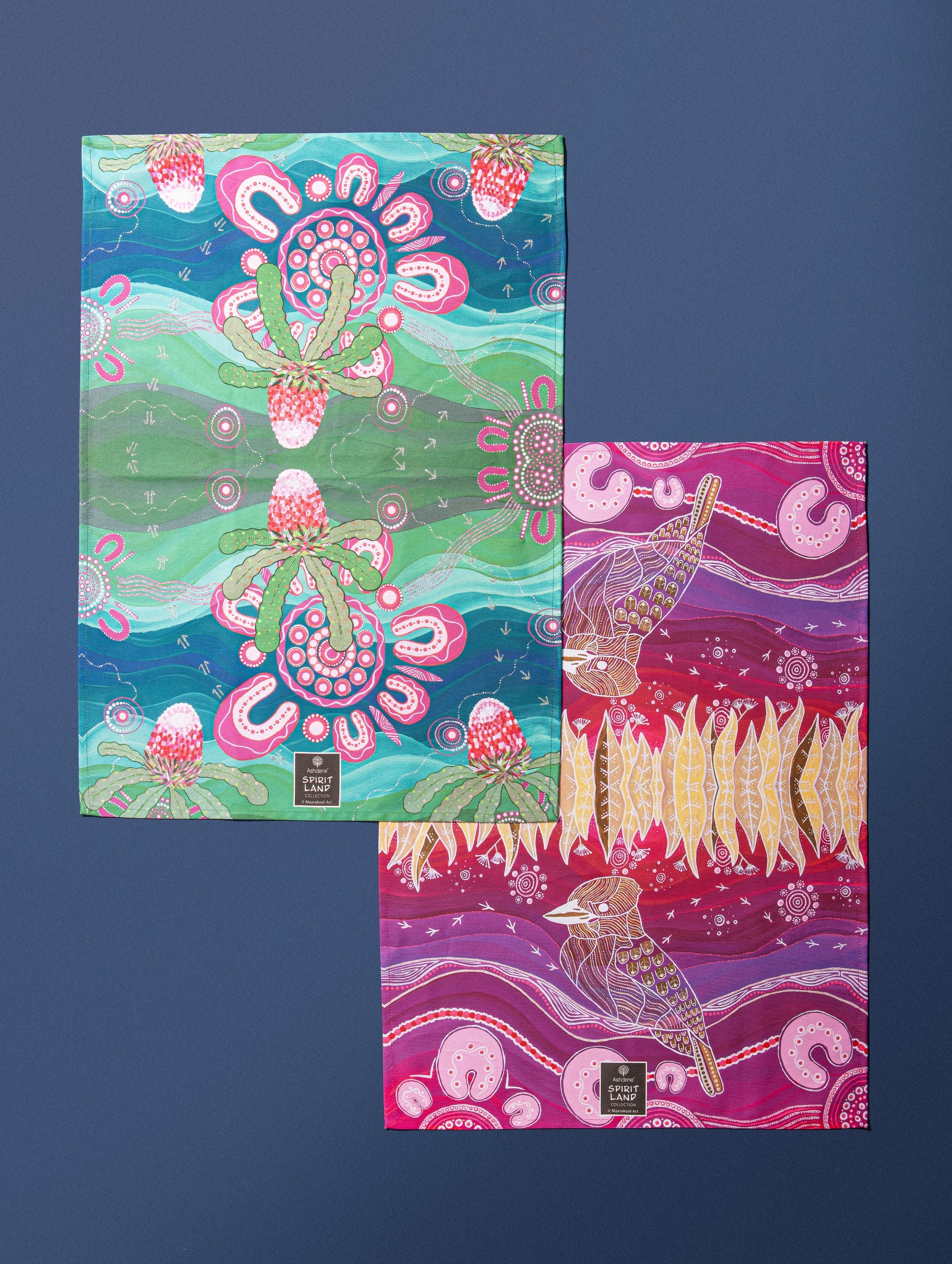 Ashdene Spirit Land Beauty Kooka 2pk Kitchen Towel