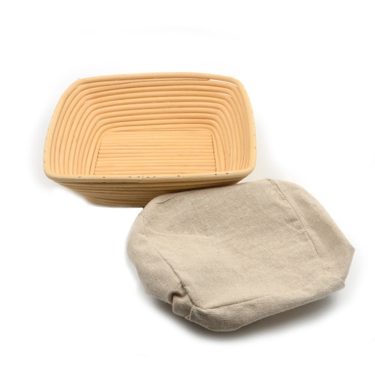 Brunswick Bakers Square 20cm Bread Proving Basket With Lining