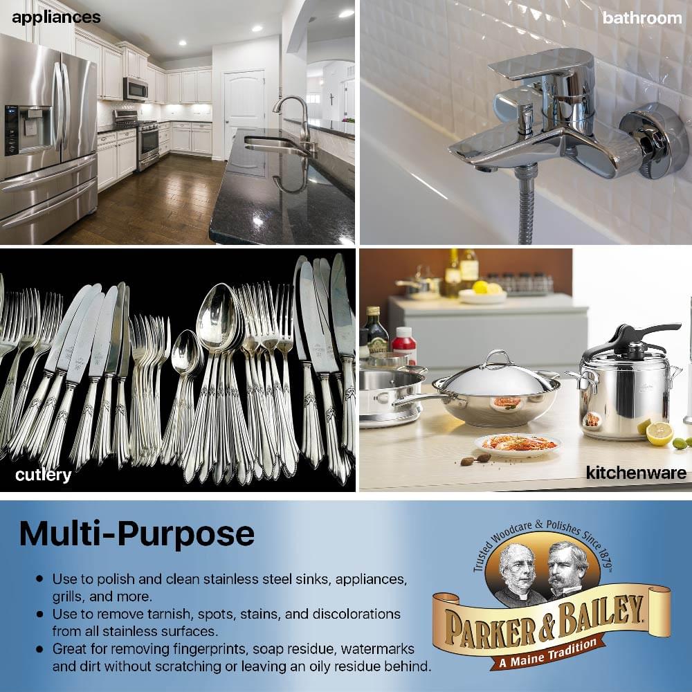 Parker & Bailey Stainless Steel Cleaner & Polish