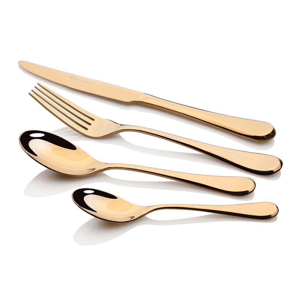 Stanley Rogers Chelsea Gold 56 Piece Cutlery Set