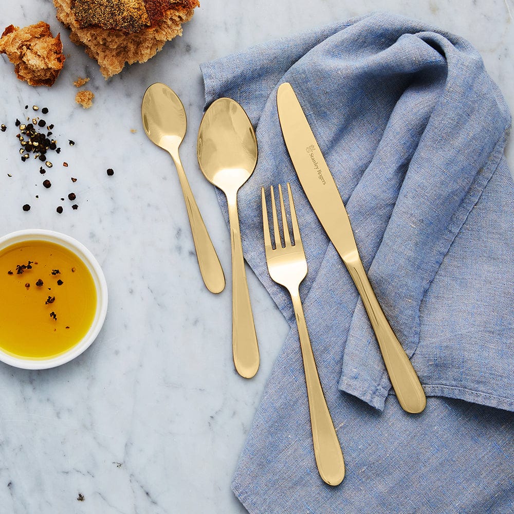 Stanley Rogers Albany Gold 16 Piece Cutlery Set