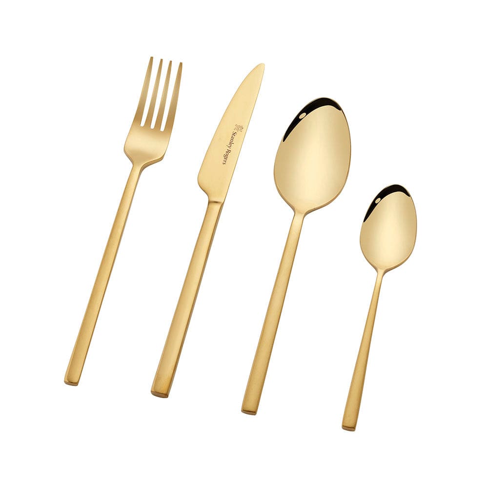 Stanley Rogers Hereford Gold 16 Piece Cutlery Set
