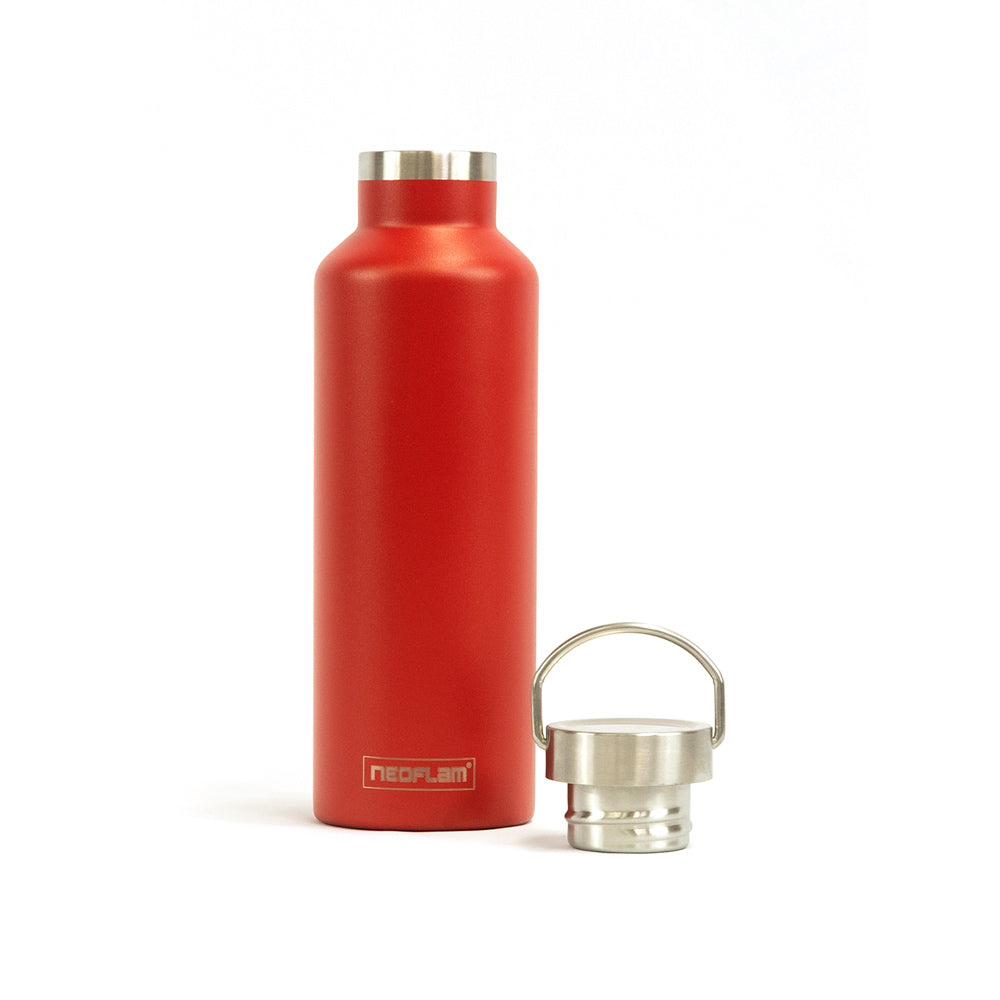 Neoflam Go+ Stainless Steel Insulated Drink Bottle 750ml Red