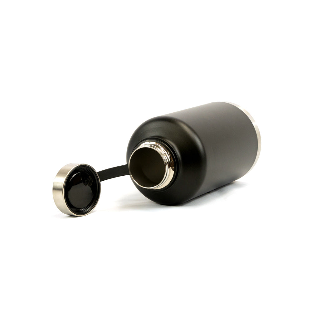 1.9L All Day S-Steel, Double Walled and Vacuum Insulated Water Bottle  Black