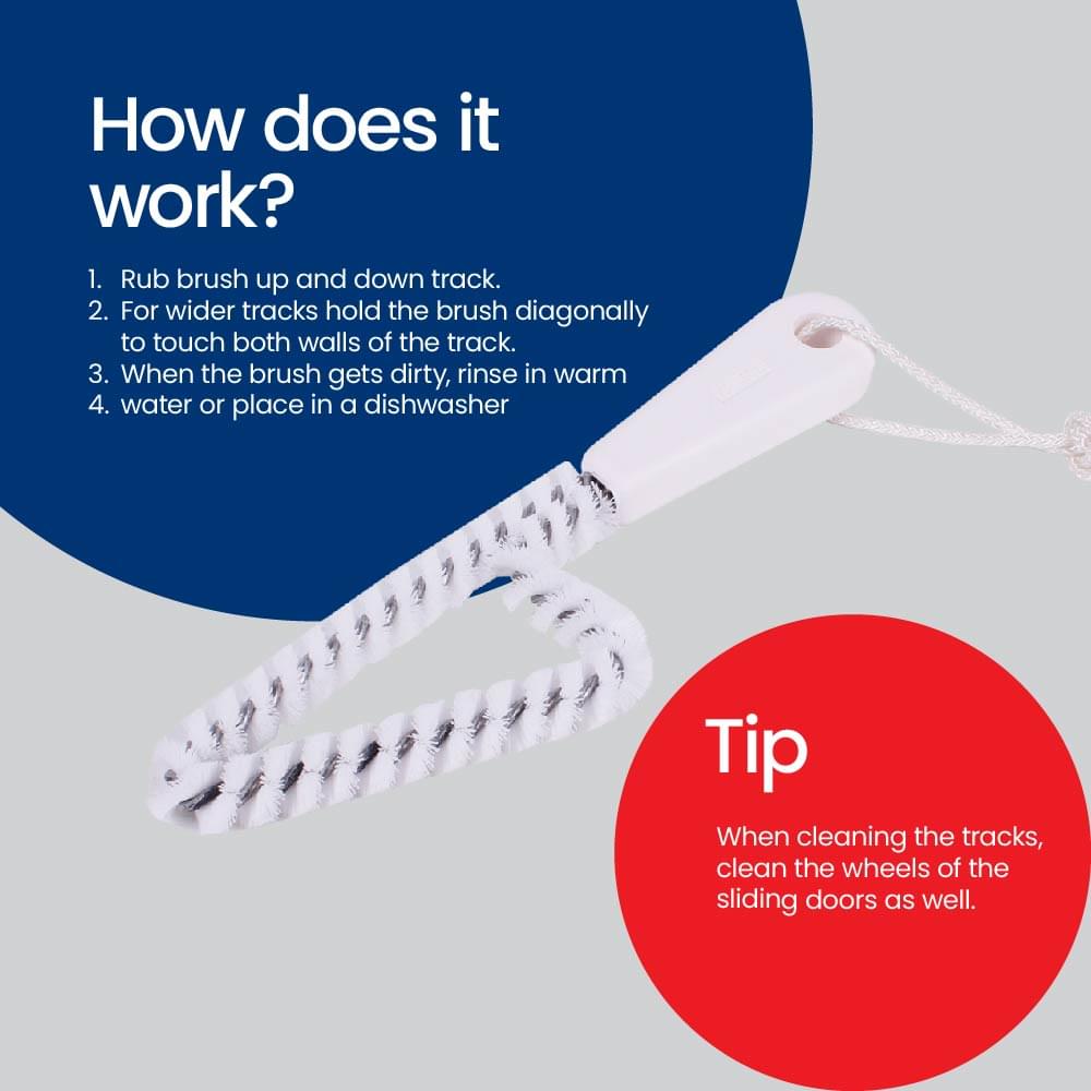 Super Sturdy Track Cleaning Brush