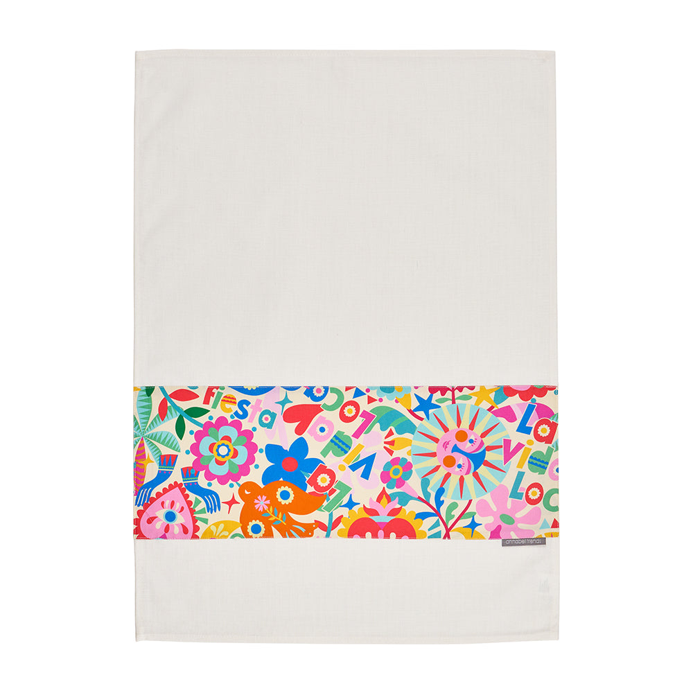 Annabel Trends Cotton Tea Towel Fiesta