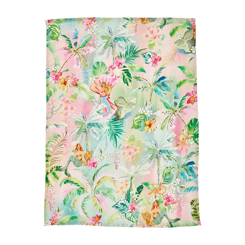 Annabel Trends Linen Cotton Tea Towel Tiki Island