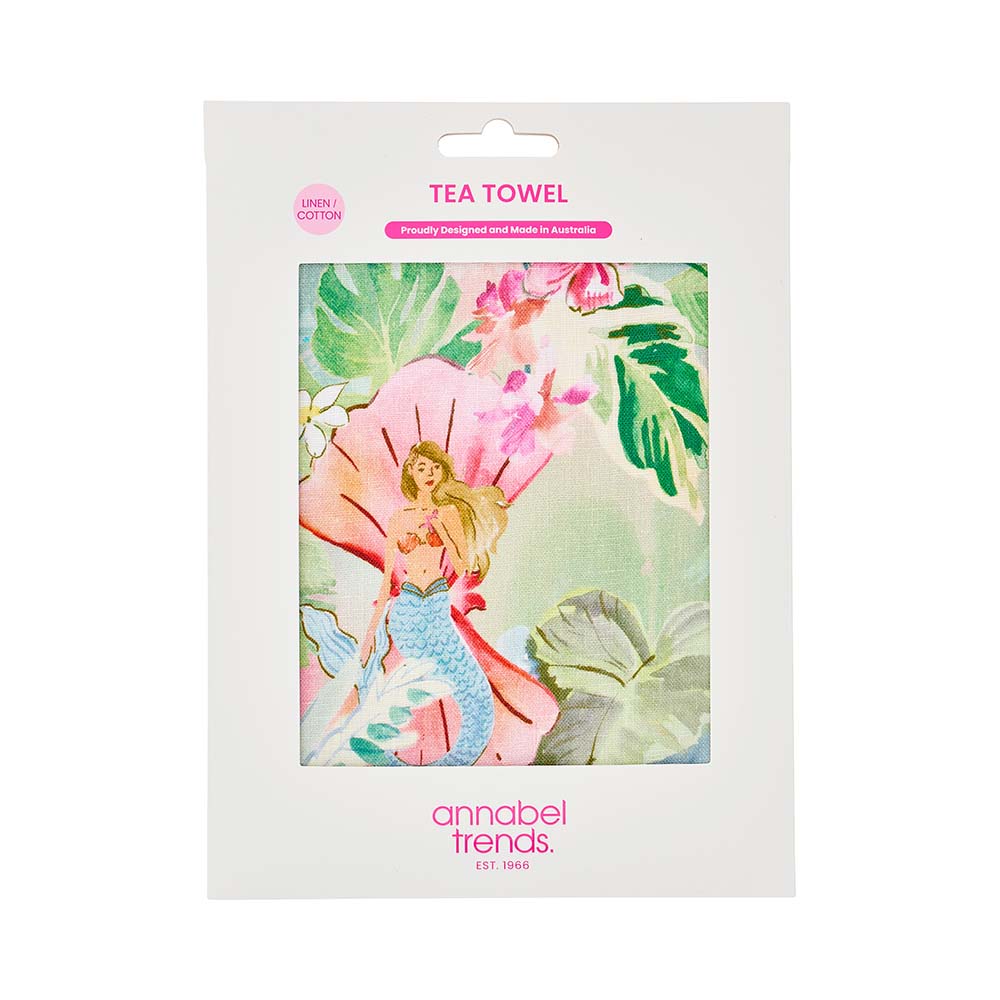 Annabel Trends Linen Cotton Tea Towel Tiki Island