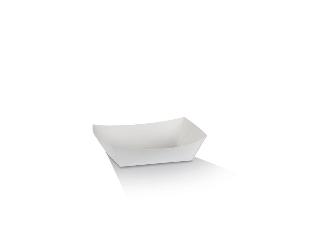 ecoware X-Small Tray White Cardboard No.1 (Carton of 1000)
