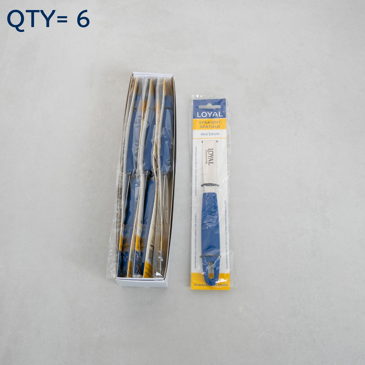 LOYAL Straight Spatula 4 Inch / 10cm