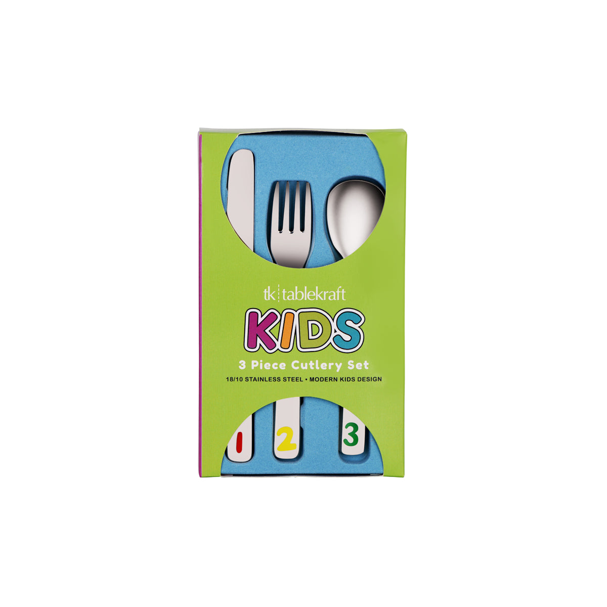 Tablekraft Kids 123 Cutlery Set 3pc