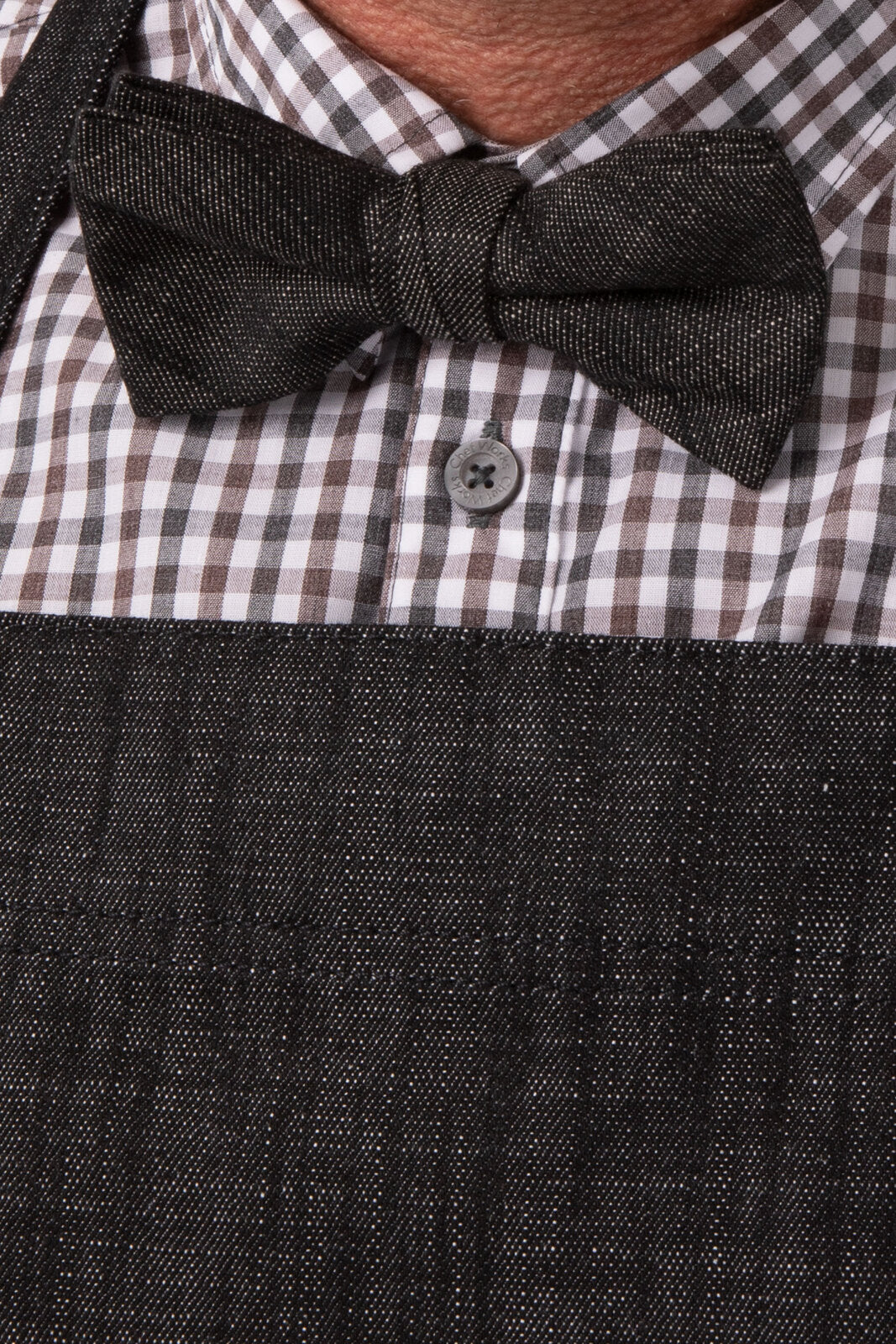 Chef Works Crosshatch Bow Tie - Black