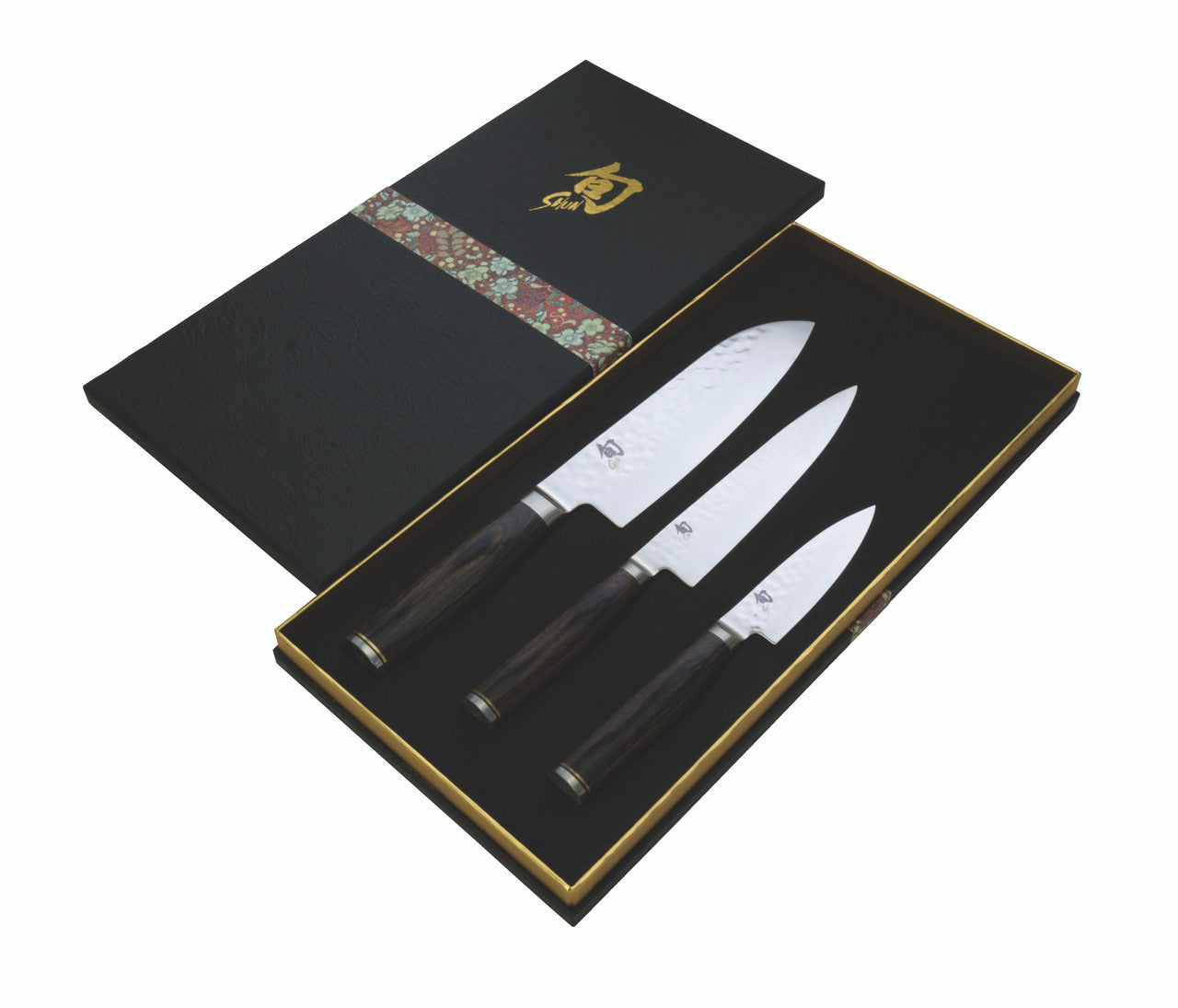 Shun Premier 3 Piece Santoku Knife Set