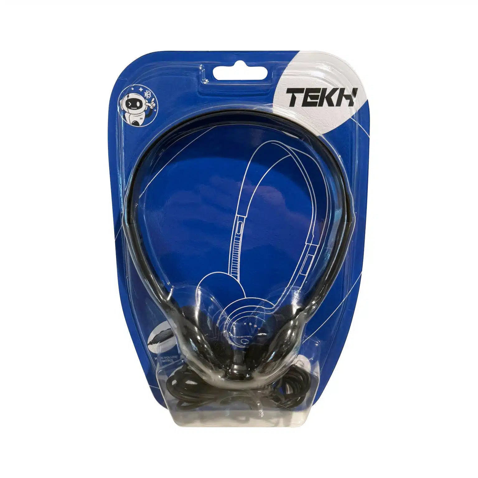 KH Tekh Stereo Headphones with Volume Control