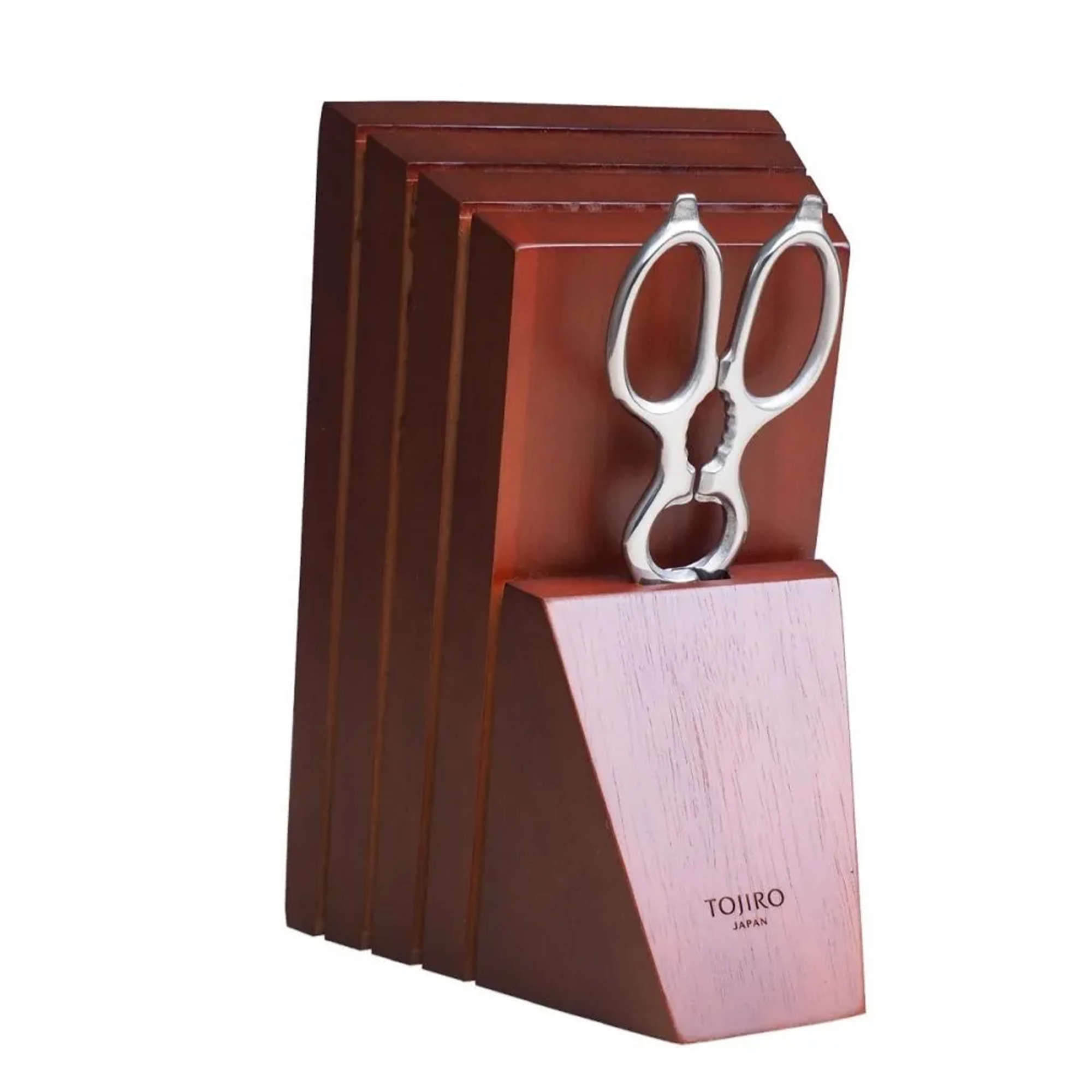 Tojiro Wooden Knife Block w/Magnet - Empty