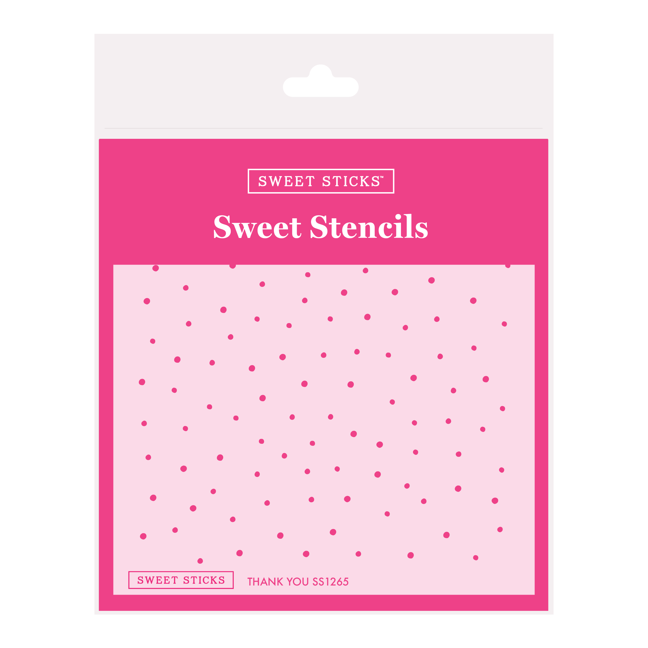 SWEET STICKS Sweet Stencils Thank You Range - SS1265