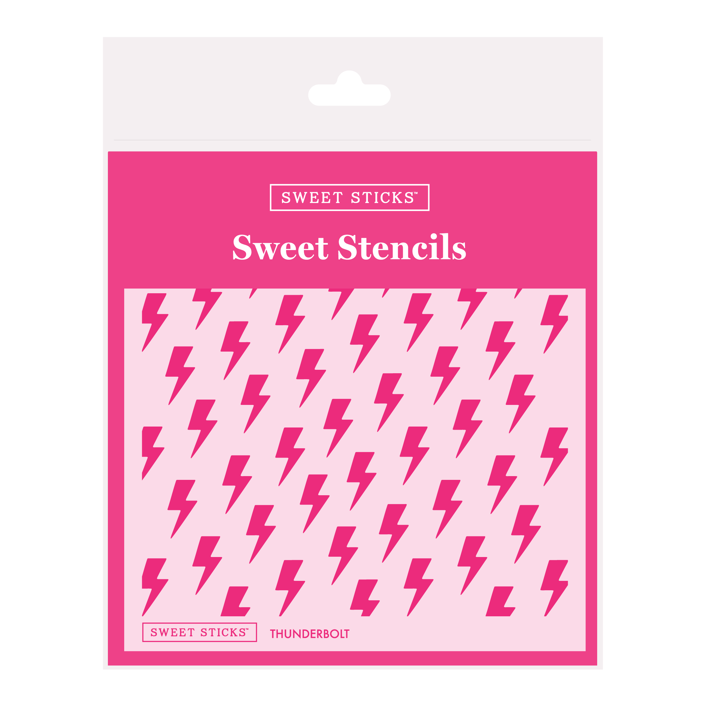 SWEET STICKS Sweet Stencils Assortment Range - Thunderbolt