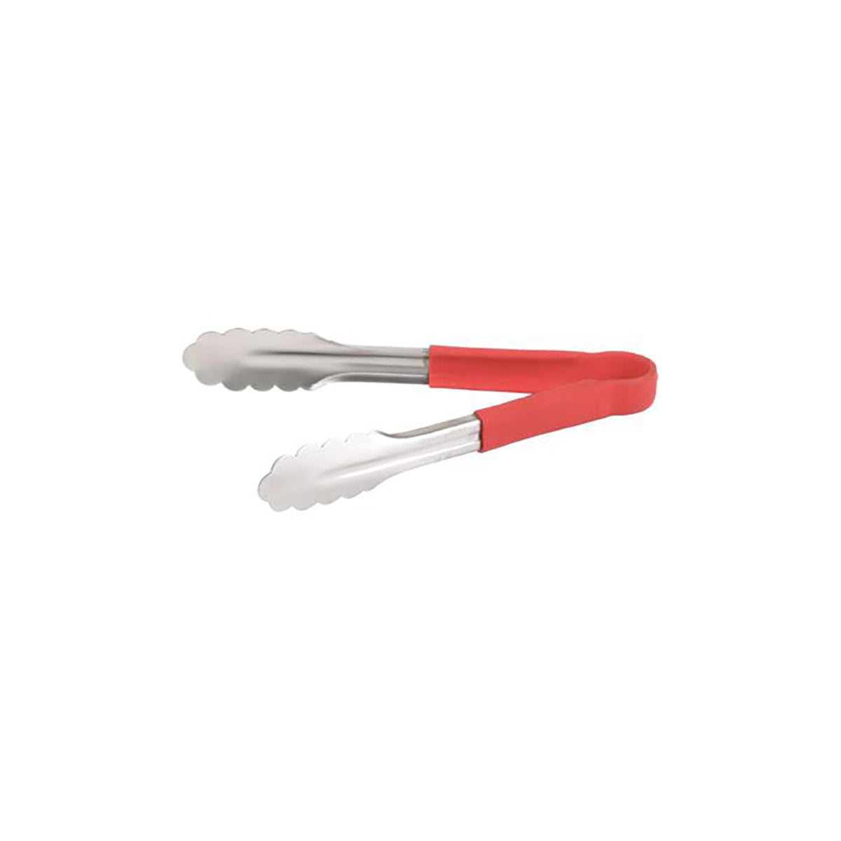 Chef Inox Utility Tong with Red PVC Handle 300mm