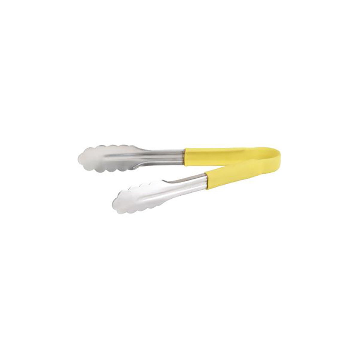 Chef Inox Utility Tong with Yellow PVC Handle 300mm