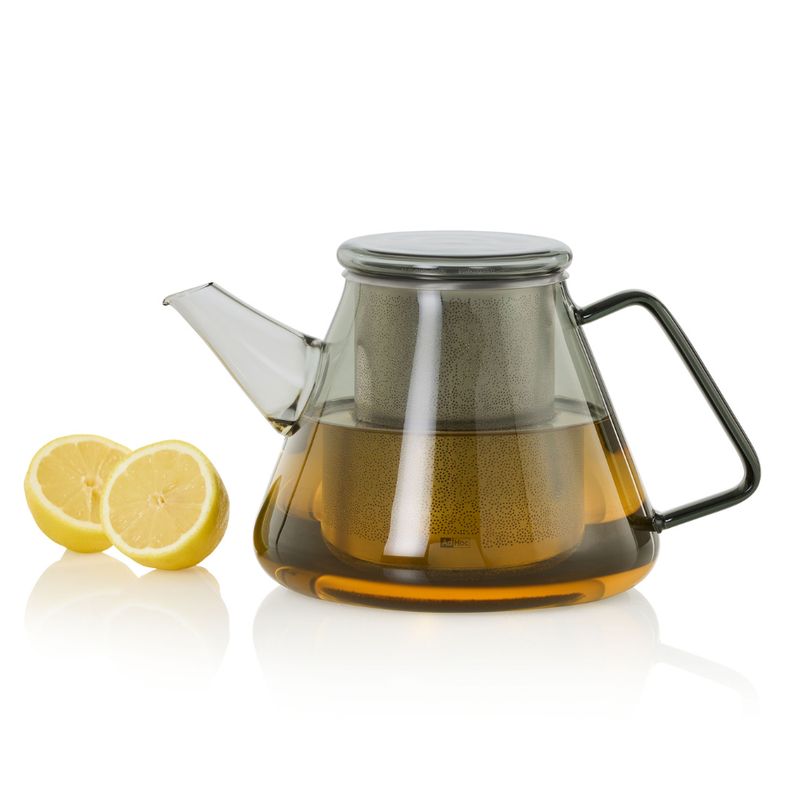 AdHoc Orient+ Glass Teapot 1.5L Grey