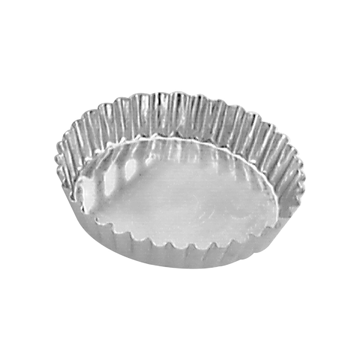 Guery Tart Mould Round Fluted Fixed Base 105x20mm