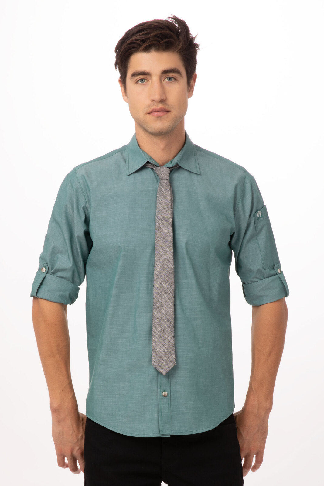 Chef Works Urban Neck Tie - Steel Grey