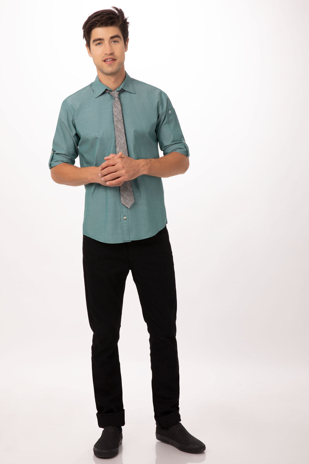 Chef Works Urban Neck Tie - Steel Grey