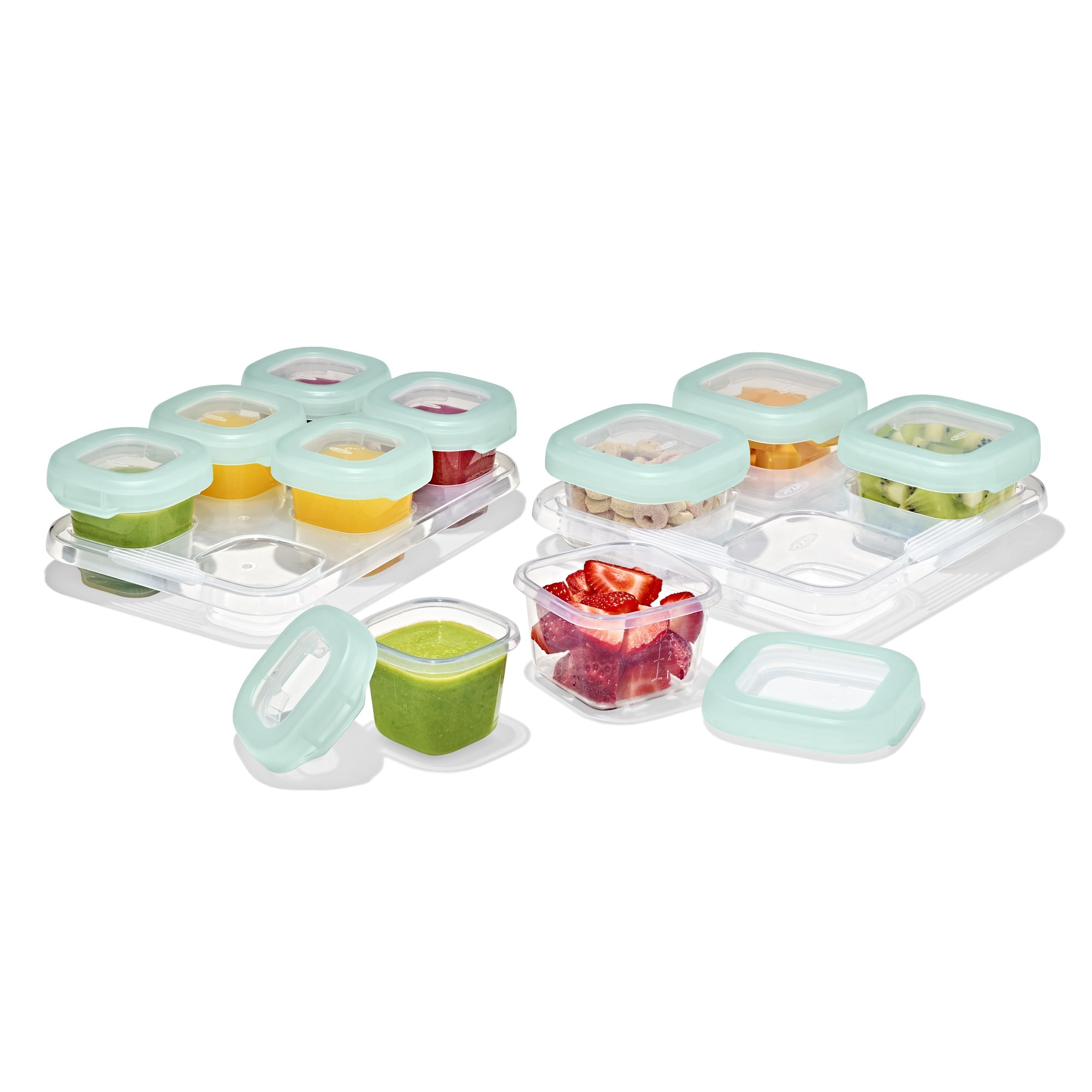 OXO Tot Baby Blocks Food Storage Containers 60ml (Opal)