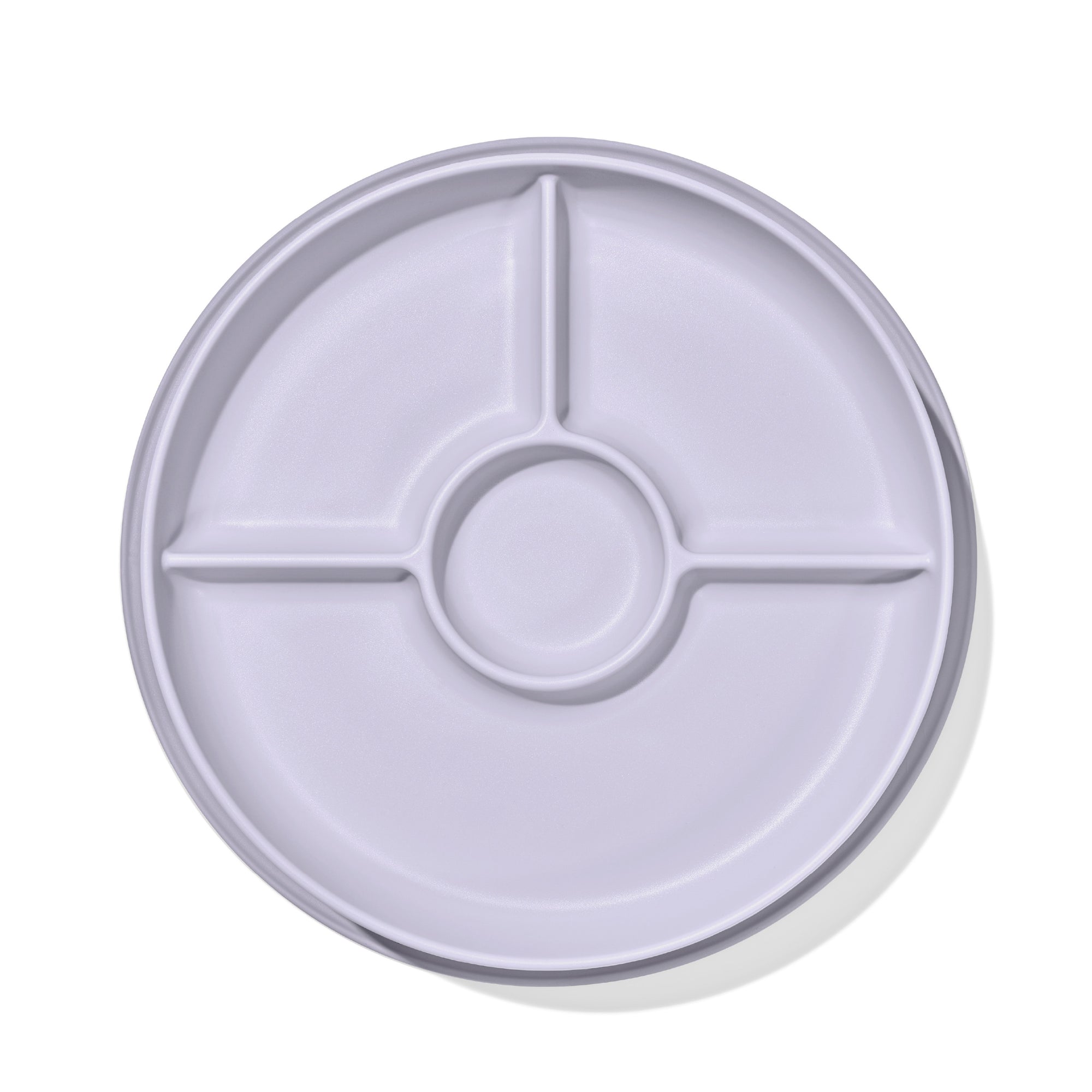 OXO Tot Stick & Stay Divided Plate (Lilac)