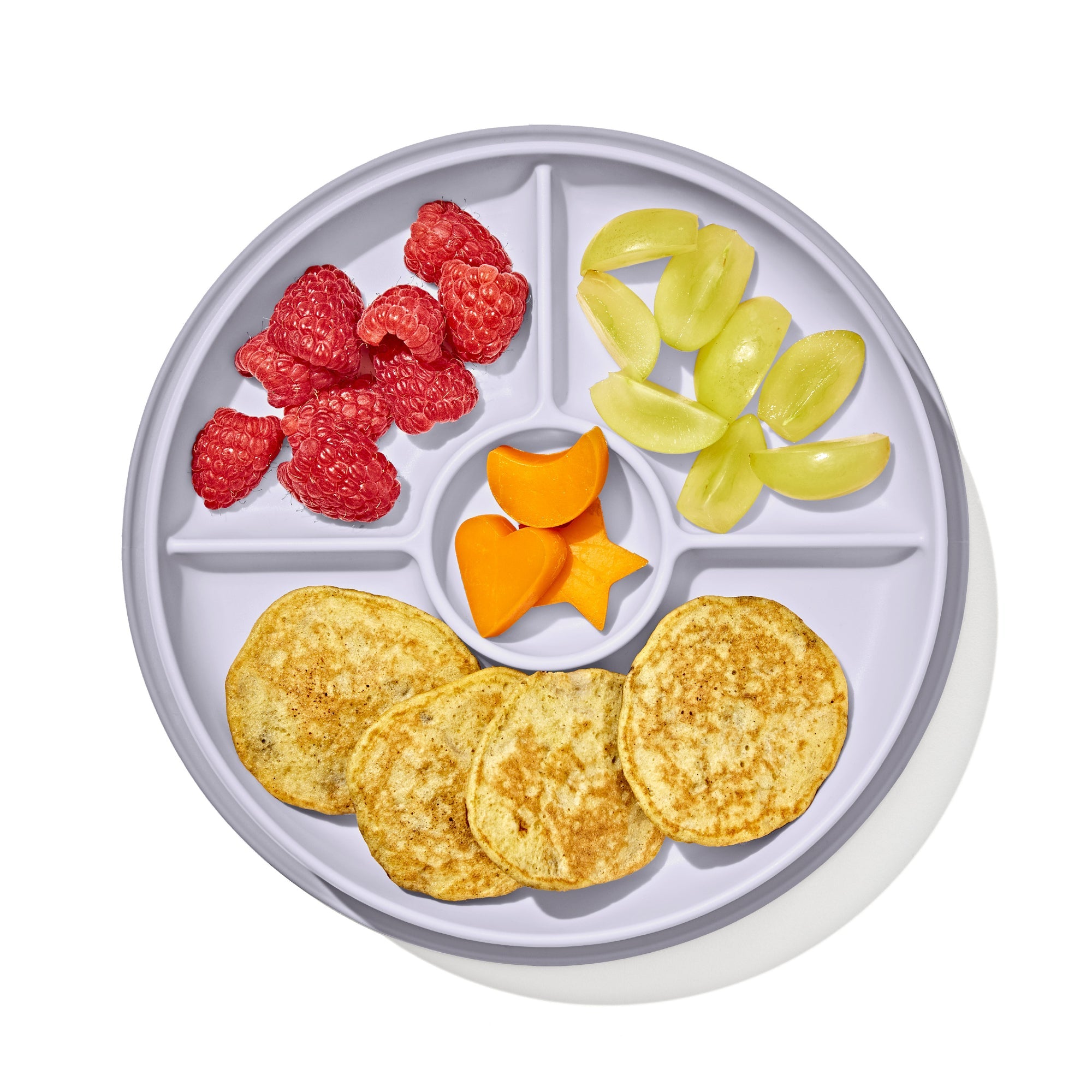 OXO Tot Stick & Stay Divided Plate (Lilac)