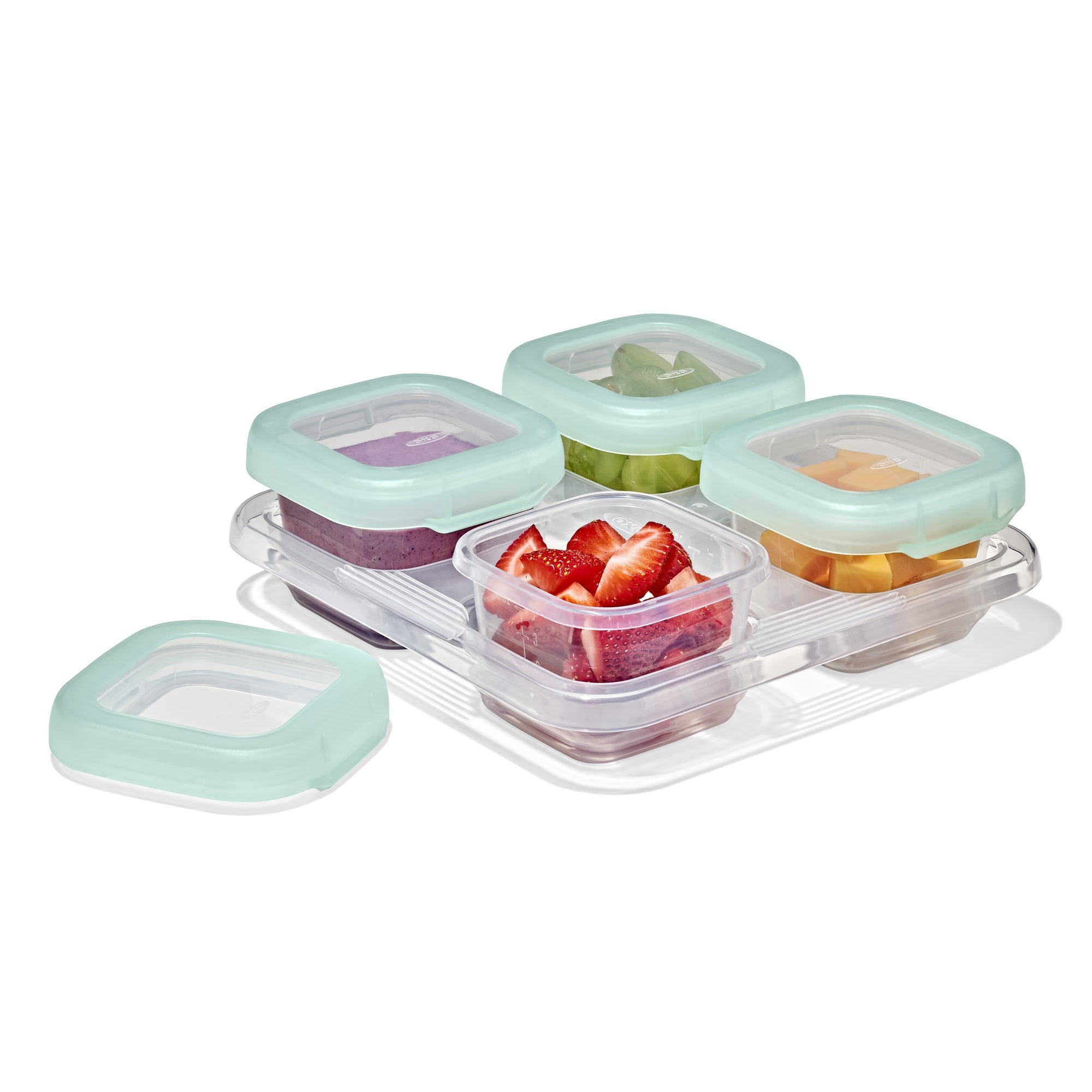 OXO Tot Baby Blocks Food Storage Containers 120ml (Opal)