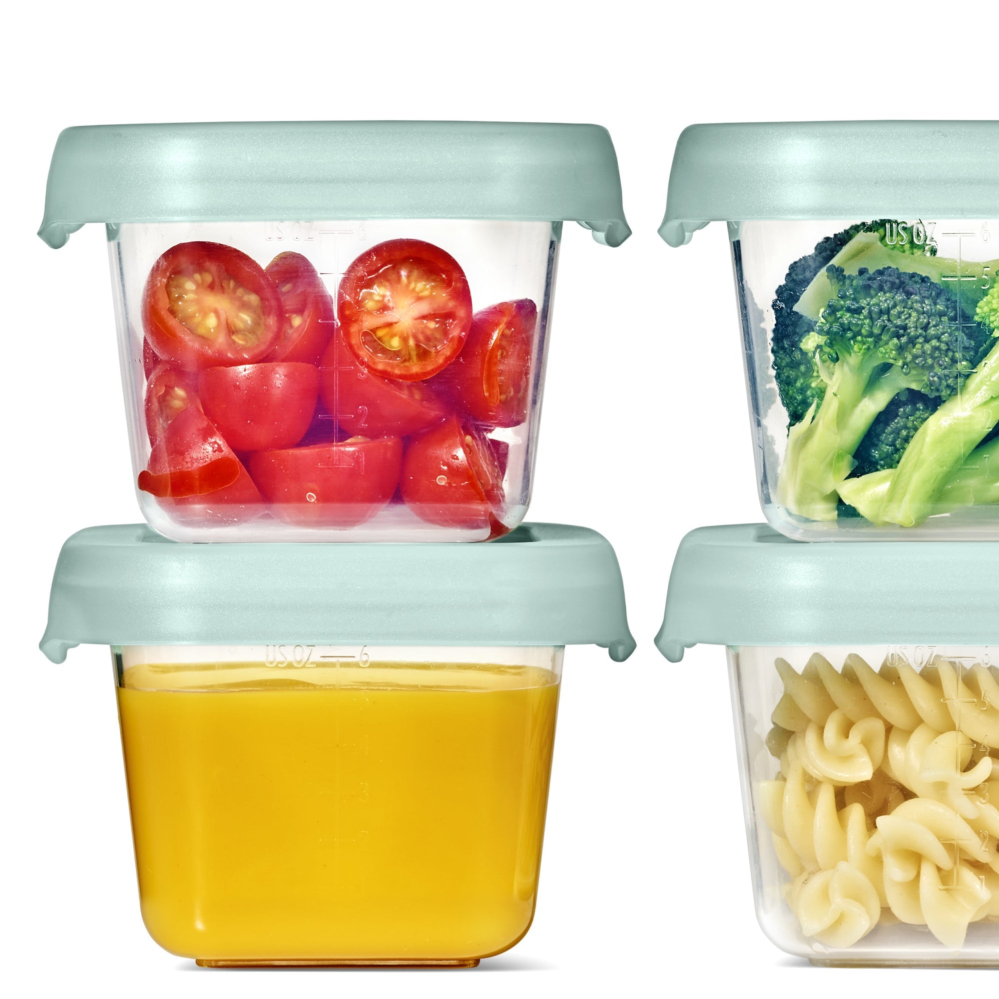 OXO Tot Baby Blocks Food Storage Containers 180ml (Opal)