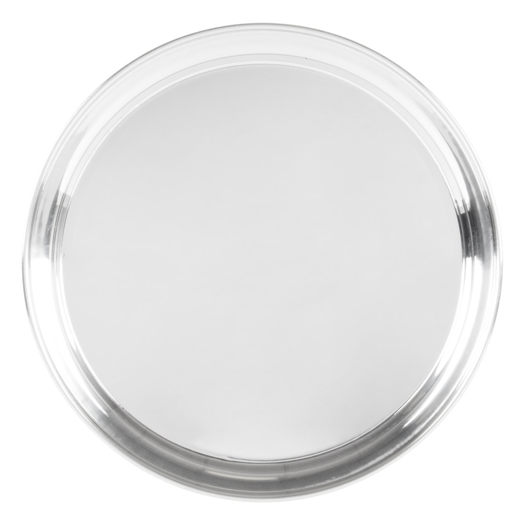KH Classik Chef Round Service Tray 350mm (14"") S/Steel