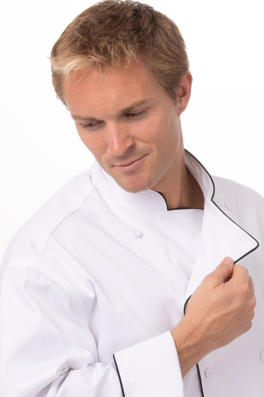 Chef Works Sicily Men's Executive Chef Jacket - White