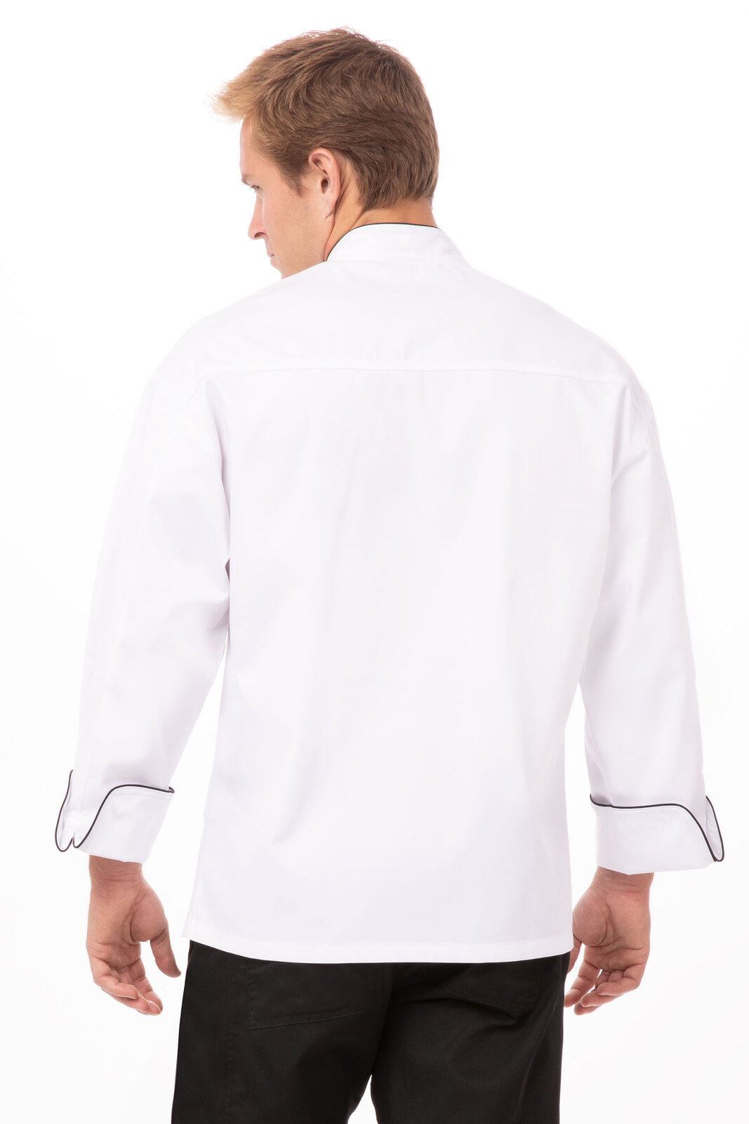 Chef Works Sicily Men's Executive Chef Jacket - White