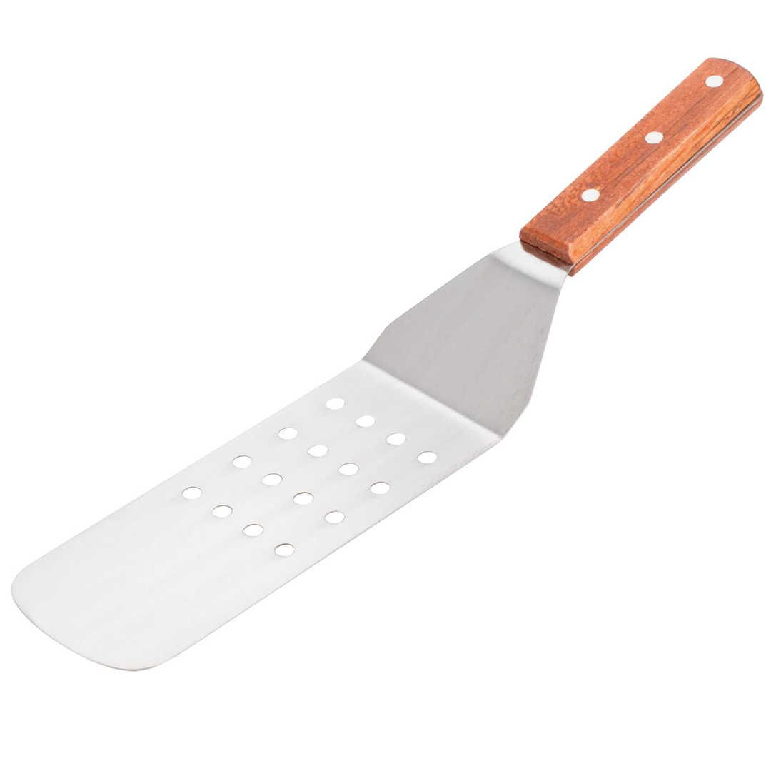 KH Classik Chef Turner Flexible Perforated 200 x 75mm Wood Handle S/Steel