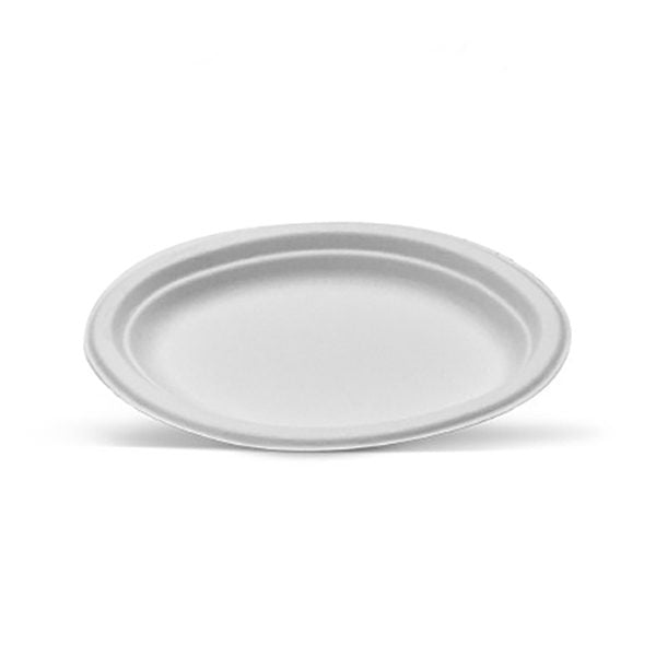 ecoware Sugarcane Oval Plate Large (Carton of 500)