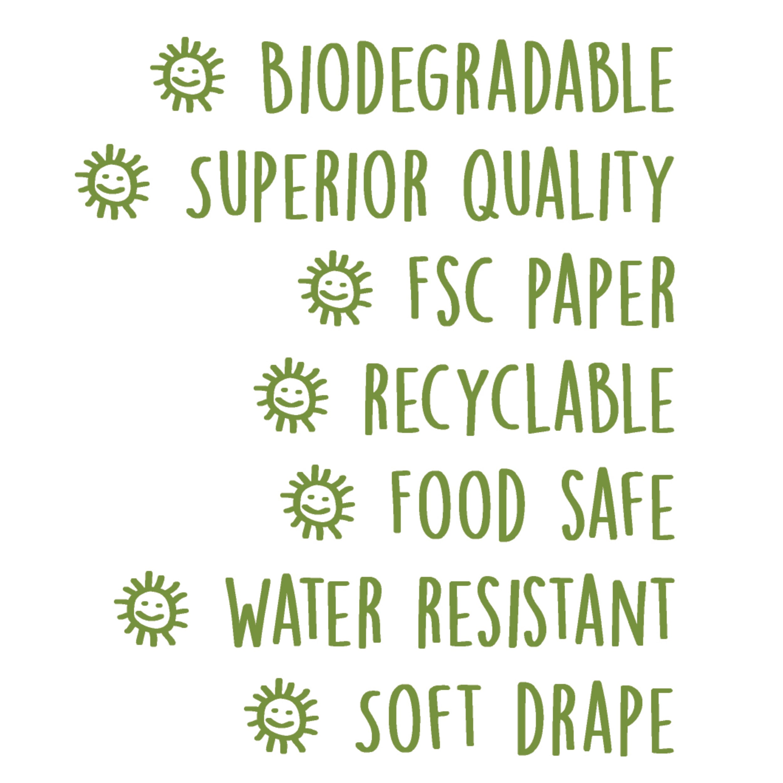 Eco Collection Tablecover Paper 1.2x20m Red Roll