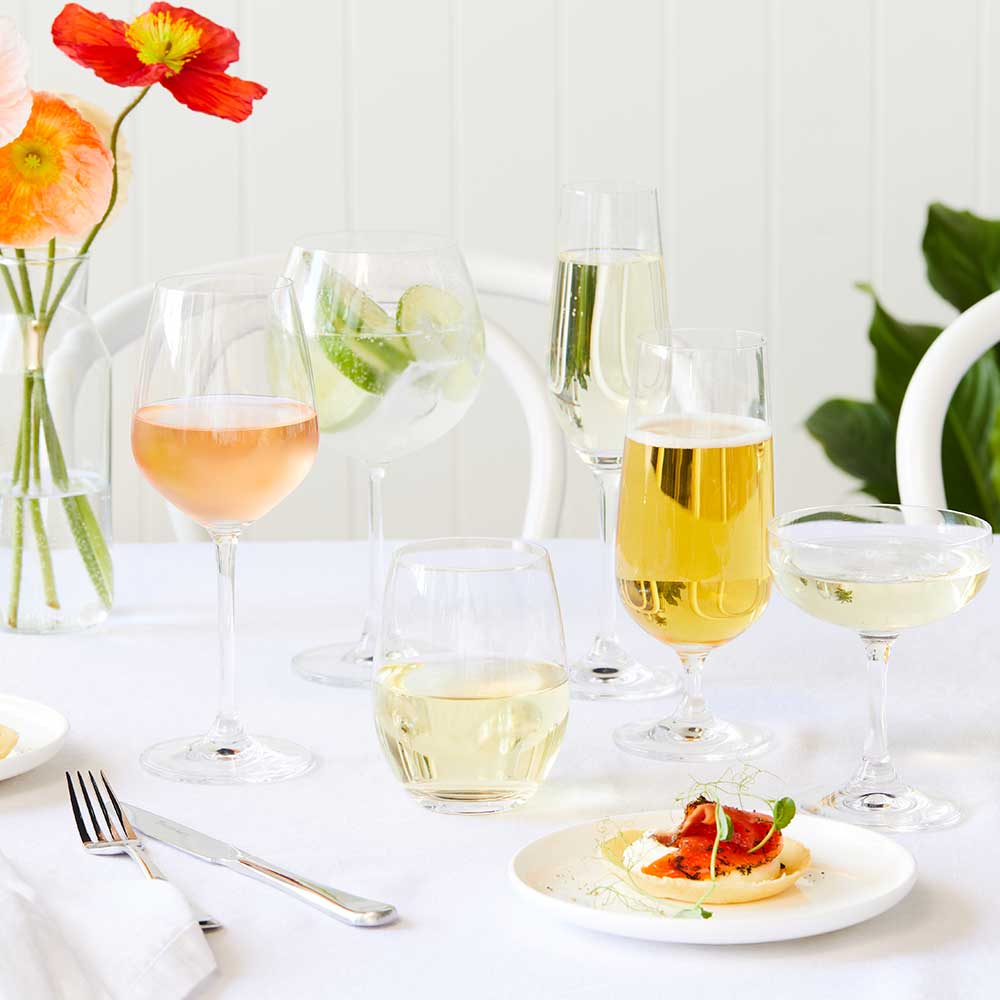 Stanley Rogers Tamar Stemless White Wine Glass 6 Piece Set