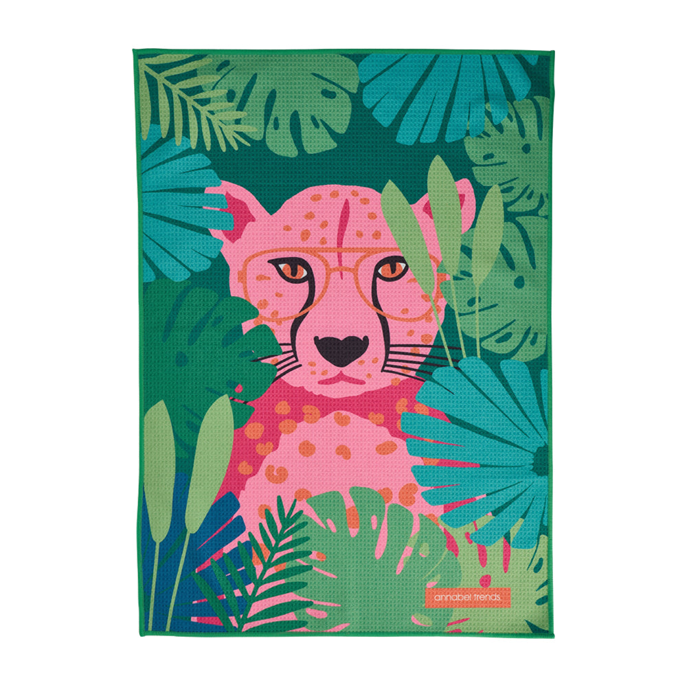 Annabel Trends Microfibre Tea Towel Waffle Garden Love