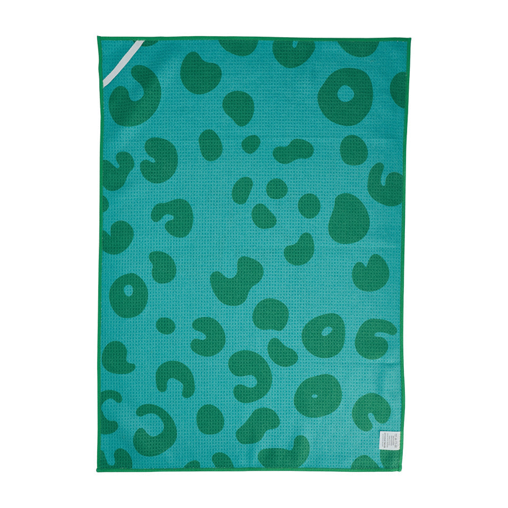 Annabel Trends Microfibre Tea Towel Waffle Cheetah