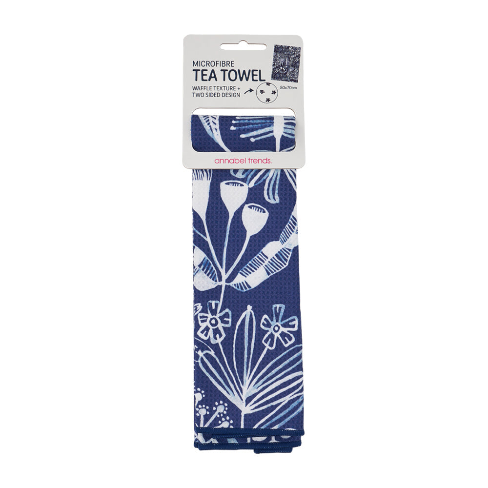 Annabel Trends Microfibre Tea Towel Waffle Cheetah