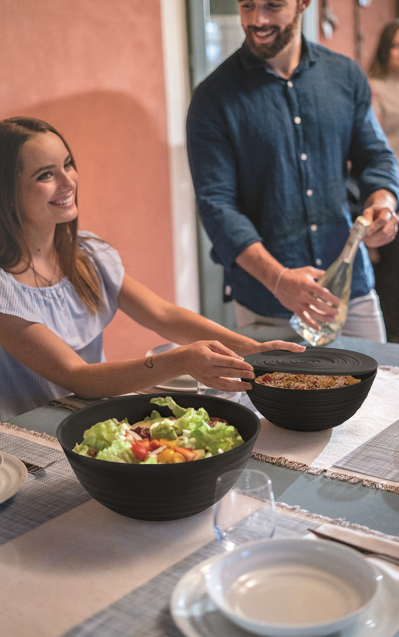 Guzzini Tierra Black Bowl XL - 30cm