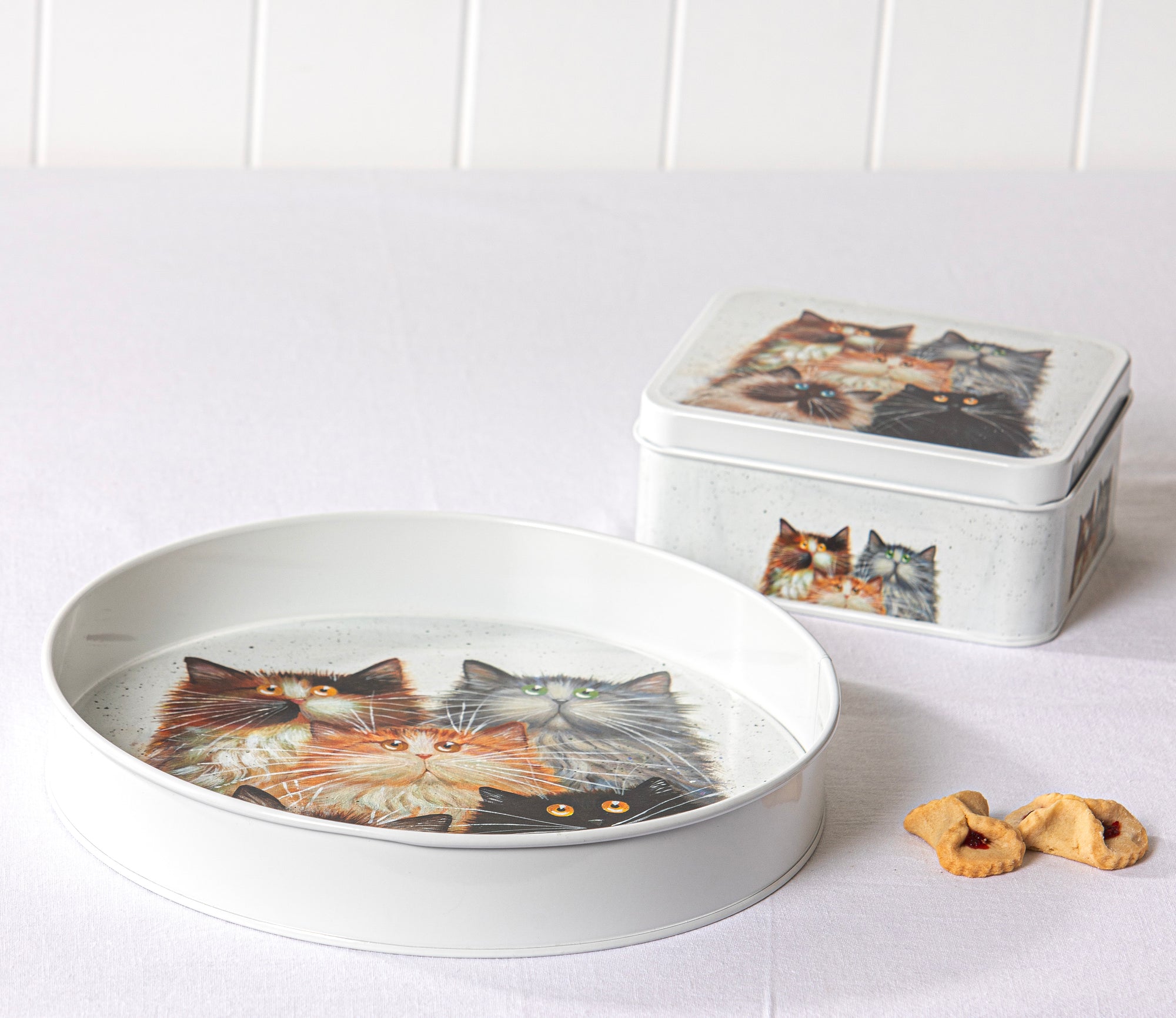 Ashdene Kim's Cats Round Serving Tray