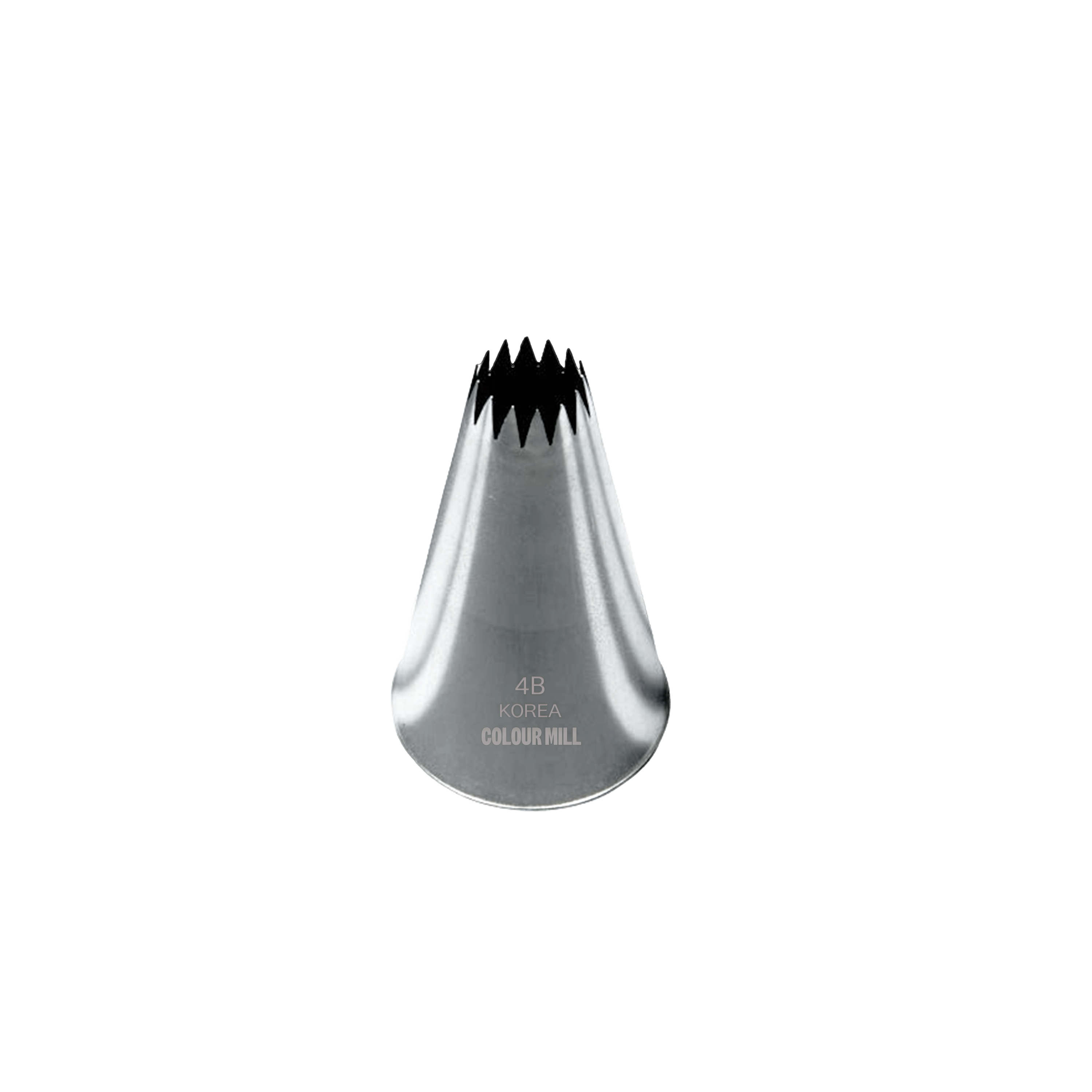 Colour Mill Piping Tip No. 4B Open Star Medium