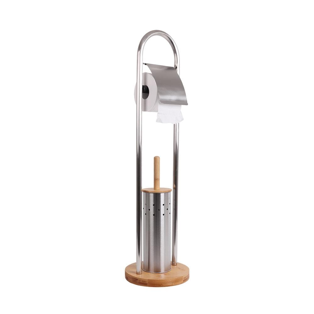 Eco Basics Toilet Roll Dispenser & Brush