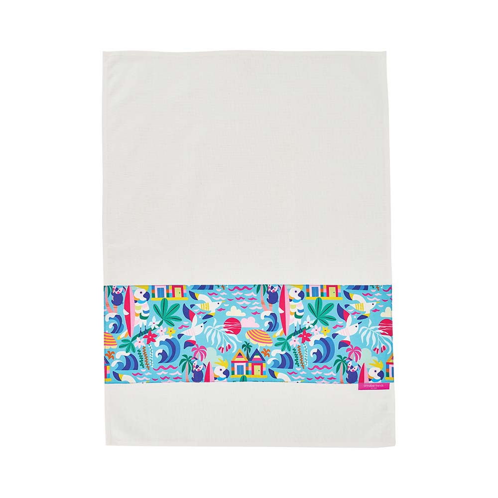 Annabel Trends Cotton Tea Towel Aussie Summer